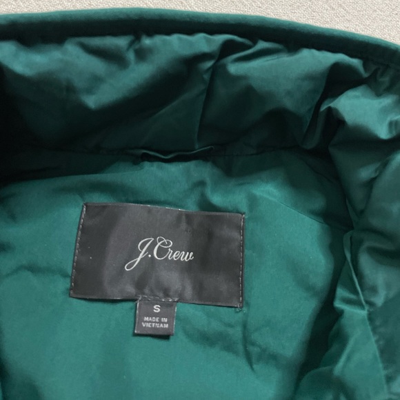 JCREW Excursion PrimaLoft Forest Green Quilted Equestrian Vest S - Picture 5 of 9